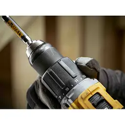 DeWALT Шурупокрут-дриль ударний аккумуляторний XR Li-Ion 18В 90Нм 0-450·0-1650об/хв 0-7650·0-28050уд/хв кейс TSTAK 1.17кг без АКБ та ЗП - мініатюра 5