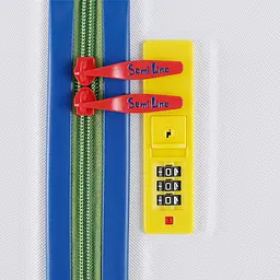Валіза маленька Semi Line T5842-1 ABS-пластик 20 дюймів 38.5 л для ручної поклажі Білий - мініатюра 9