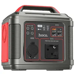 Портативна електростанція Hoco DB28, 80000 mAh, 300W, 3USB, Type-C, AC, PD, QC, black