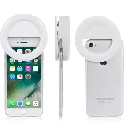 Кільце для селфі Selfie Ring Light з підсвічуванням White (my004) - мініатюра 2