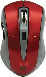 Мишка Defender Accura MM-965, бездротовий, 6 кн. до 1600 dpi, червона