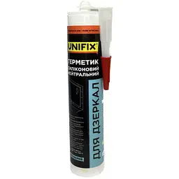 Герметик силіконовий для дзеркал Unifix 280мл прозорий