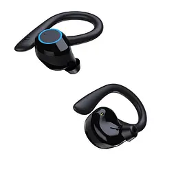 Бездротові спортивні Bluetooth навушники TWS Q23 Pro водонепроникні з сенсорами і мікрофоном Чорні - мініатюра 3