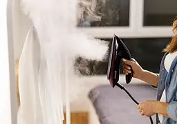 Gorenje Праска-парогенератор, 3000Вт, 1500мл, паровий удар -160гр, дисплей, керам. підошва, чорний - мініатюра 3