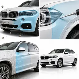 Антигравійна захисна бронеплівка за лекалами для BMW X5 F15 2013-2018 - повний кузов - мініатюра 3