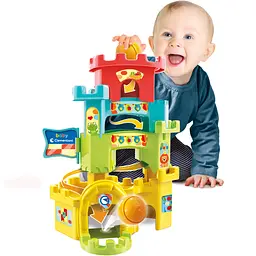 Ігровий розвиваючий центр Baby Clementoni Ball Drop Castle (17226) - мініатюра 2