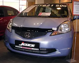 Дефлектор капоту мухобійка Honda Jazz 2008-
