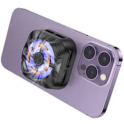 Охолоджуючий кулер для мобільного телефону Borofone BG15 Travel magnetic Black - мініатюра 3
