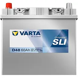 Акумулятор Varta Dynamic SLI 12В 60Аг 540А (EN) L+ (560411054) - мініатюра 3