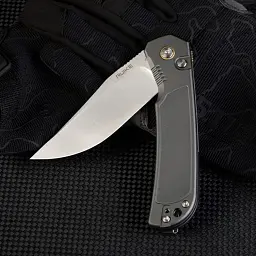 Ніж складаний туристичний Ruike P192-AK, (9.1 см) 14C28N / алюмінієвий сплав 6063, сірий - мініатюра 9