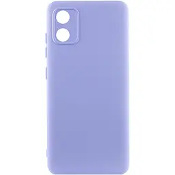 Чохол Silicone Cover Ummi Lakshmi Full Camera (AA) для Motorola Moto E13 Бузковий / Dasheen