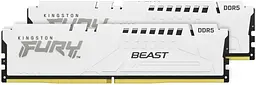 Модуль пам'яті Kingston Fury DDR5 32Gb (2x16) 6000MHz Beast White EXPO/XMP (KF560C36BWE2K2-32)