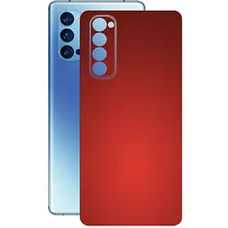 Захисна плівка StatusSKIN для Oppo Reno 4 Pro Корпус Вініл червона матова
