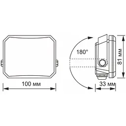 Прожектор Videx VLE-F3-0205B - мініатюра 4