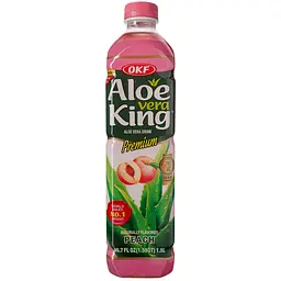 Фруктовий напій OKF Aloe Vera King Peach 1.5 л - мініатюра 5