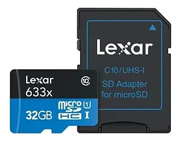 Картка пам'яті Lexar 633x microSD 32 GB високошвидкісна - мініатюра 2
