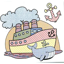Водяні розмальовки Талант Кораблі (8w-ship) - мініатюра 3