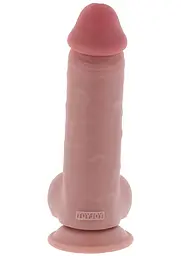 Фалоімітатор Deluxe Dual Density Thick 28 см (тілесний) - мініатюра 5