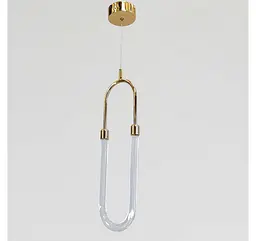 Світлодіодний підвісний світильник Artlight 5052/1GD, 7 Вт, золото
