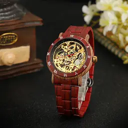 Наручний годинник чоловічий 8277 Red-Gold Forsining acs0031397 - мініатюра 2