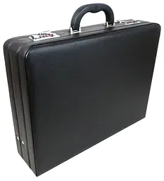 Дипломат чоловічий Portfolio 44х33х11 см Чорний (D17604)