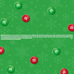 Драже M&M's Minis Peanut Butter Milk Chocolate Red & Green Christmas Candy Baking Bits 283 г - мініатюра 8