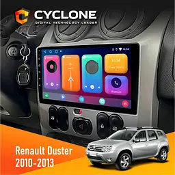 Штатна магнітола Renault Duster 2010-2013 Cyclone C9-001 2x32 CPL Cyclone (НФ-00002725)