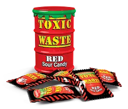 Кислі льодяники TOXIC WASTE RED