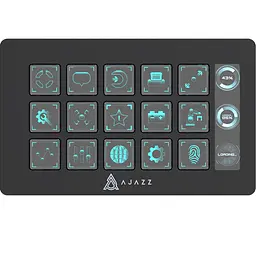 Контролер для стримінгу Ajazz AKP153E USB Чорний (AKP153E-B) - мініатюра 2