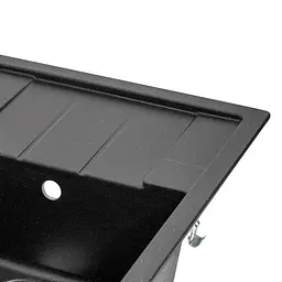 Кухонна мийка Lidz 650x500/200 BLM-14 (LIDZBLM14650500200), Чорний - мініатюра 5