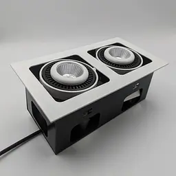 Точковий світильник Skarlat RGL7115-2 2×12W WH+BK 4000K - мініатюра 5