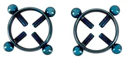 Затискачі на соски Bad Kitty Nipple Jewellery Bl