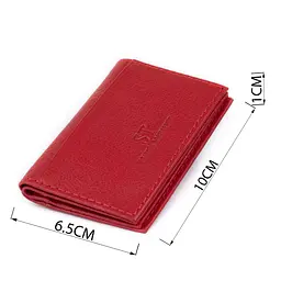 Візитниця-книга ST Leather 19214 червона - мініатюра 7