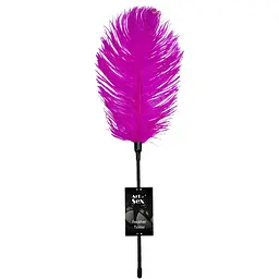 Лоскітка зі страусиним пером Art of Sex - FeaTher Tickler, колір Темно-рожевий - мініатюра 2