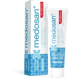 Зубна паста Medosan SensiWhite відбілювальна для чутливих зубів 75 мл