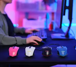 Комп'ютерна миша Trust GXT 109 Felox RGB USB-A синій teh0014007 - мініатюра 8