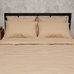 Комплект постільної білизни Moon&Star Бязь Gold Люкс Sand Lines King Size 220x240 наволочки 2х40х60 - мініатюра 3