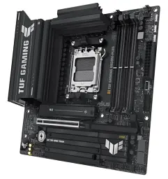 Материнська плата AM5 Asus TUF GAMING B850M-PLUS, B850, 4xDDR5, Int.Video (CPU), 4xSATA3, 3xM.2, 1xPCI-E 5.0 x16, 1xPCI-E 4.0 x1, ALC1220P, Realtek 2.5Gb, 10xUSB 3.2 / 6xUSB 2.0, HDMI/DP, MicroATX - мініатюра 4