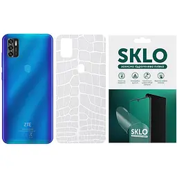 Захисна плівка SKLO Back (тил) Transp. для ZTE Blade A5 (2020) Прозорий / Croco