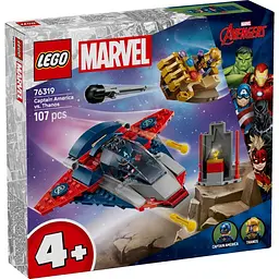 Конструктор LEGO Marvel Super Heroes Капітан Америка проти Таноса 107 деталей (76319) 