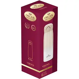 Термокружка Oscar Verona, бежевий, 400 мл (OSR-6105-400/1) - мініатюра 2