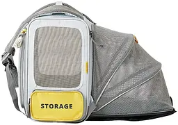 Рюкзак-переноска Petkit Breezy xZone Pet Carrier Grey (P7703) - мініатюра 7