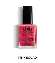 Швидковисихаючий лак для нігтів Avon «УльтраКолір за 60 секунд» Pink Squard, 10 мл (49469290) - мініатюра 1