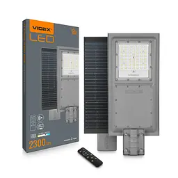LED ліхтар вуличний автономний VIDEX 2300Lm 5000K (VL-SLSO-082-S) VIDEX (27954-000)
