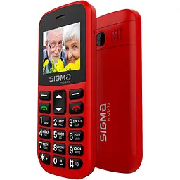 Мобільний телефон Sigma mobile Comfort 50 Easy Red (4827798585221) UA-UCRF [131384] - мініатюра 4