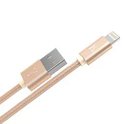 Кабель Hoco X2 Pisces Cable USB to Lightning 2A 1m Gold