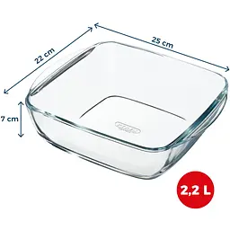 Форма Pyrex Airfryer квадратна 25x22x7 см 2.2 л (212B100/7948) - мініатюра 4