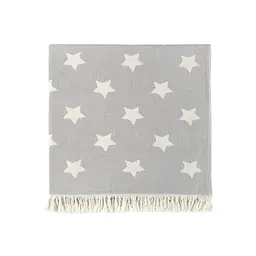 Рушник Lotus Home Pestemal - Star 90x160 grey сірий - мініатюра 2