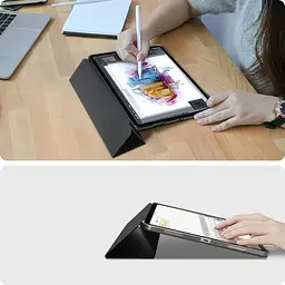 Чохол-книжка BeCover Tri Fold Hard для Apple iPad Air 13" M2/M3 2024/2025 Black (711471) - мініатюра 4