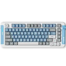 Ігрова клавіатура бездротова MCHOSE X75 Blue/Grey Сіро-голубий - мініатюра 1